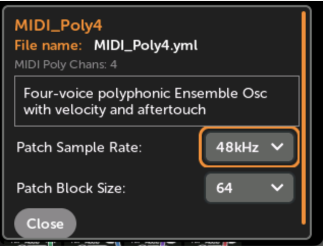 Patch View Description