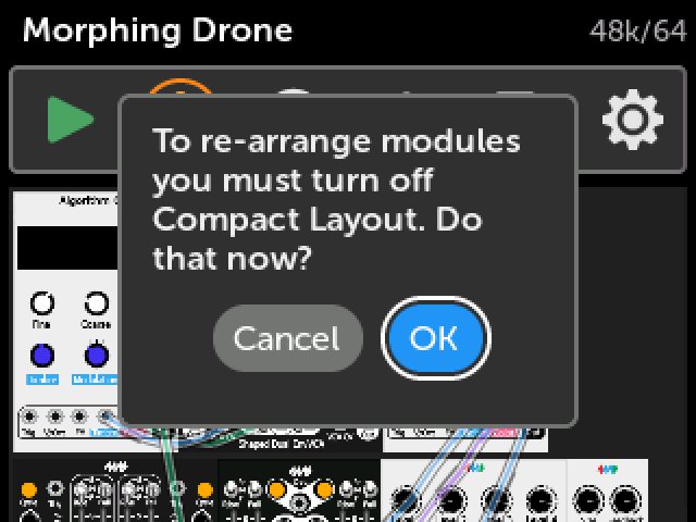 Turn off Compact Layout?