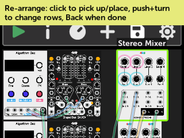 A module picked up